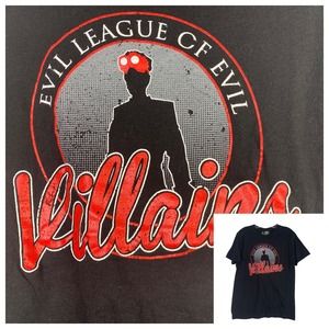 Tee Villain tshirt Dr Horrible Evil League of Evil Villains cotton unisex medium